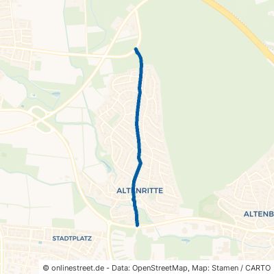 Wilhelmshöher Straße Baunatal Altenritte 