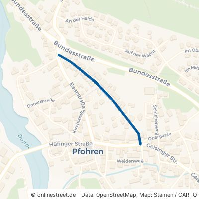 Grabenstraße Donaueschingen Pfohren 