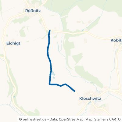 Straße Nach Kauschwitz Weischlitz Kloschwitz 