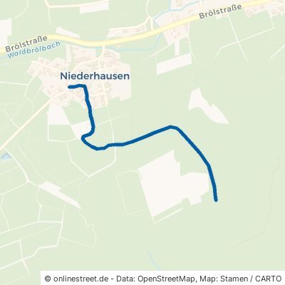 Niederhausener Weg Waldbröl Niederhausen 