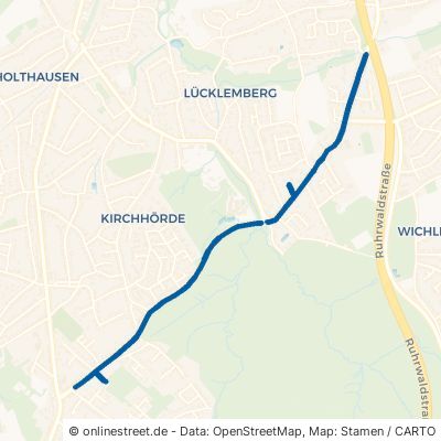 Kirchhörder Straße Dortmund Lücklemberg 