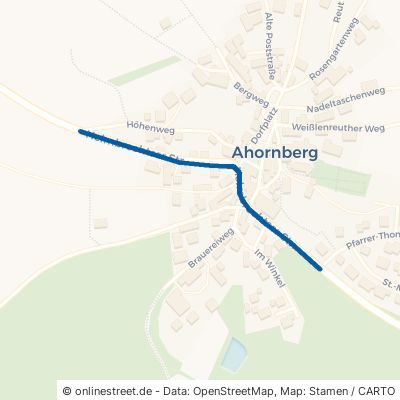 Helmbrechtser Straße Konradsreuth Ahornberg 
