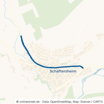 Würzburger Straße Weikersheim Schäftersheim 