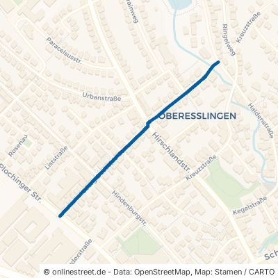Georg-Deuschle-Straße Esslingen am Neckar Oberesslingen 