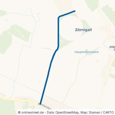 Zörnigaller Weg Zahna-Elster Mühlanger 