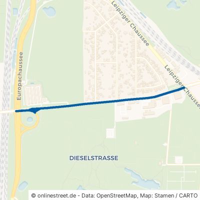 Dieselstraße Halle (Saale) Kanena-Bruckdorf 