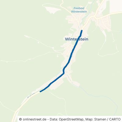 Liebensteiner Straße Waltershausen Winterstein 