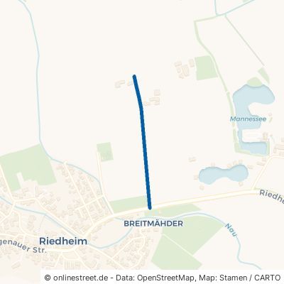 Moosfelderweg Leipheim Riedheim 