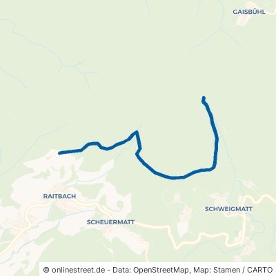 1. Weg Schopfheim Raitbach 