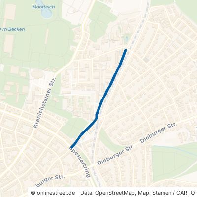 Alfred-Messel-Weg Darmstadt Gewerbegebiet Nord 