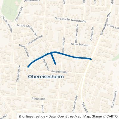 Angelstraße Neckarsulm Obereisesheim 