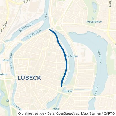 Kanalstraße Lübeck Innenstadt 