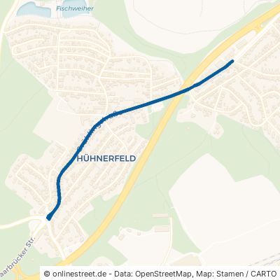 Grühlingstraße Sulzbach (Saar) Hühnerfeld 