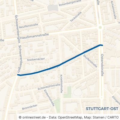 Roßbergstraße Stuttgart Ost 