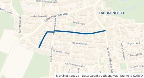 Riedwiesenstraße 73434 Aalen Fachsenfeld Fachsenfeld