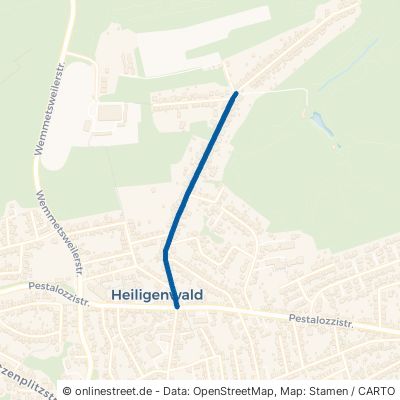 Hüngersbergstraße Schiffweiler Heiligenwald 