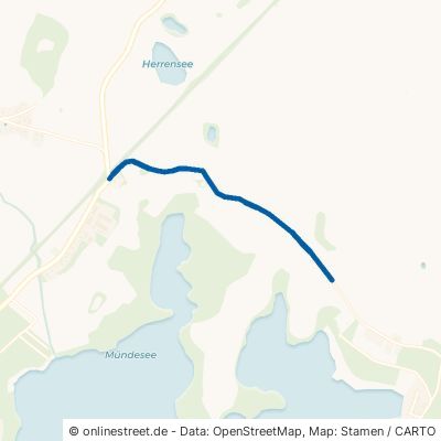 Weg Dobberzin-Kerkow Angermünde 