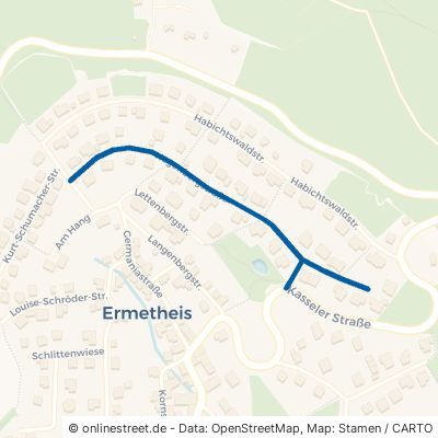 Hegenbergstraße Niedenstein Ermetheis 