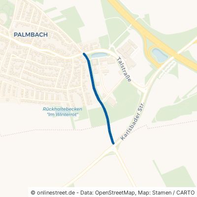 Langensteinbacher Straße Karlsruhe Palmbach 