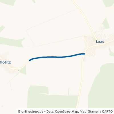 Klötitzer Straße Liebschützberg Laas 