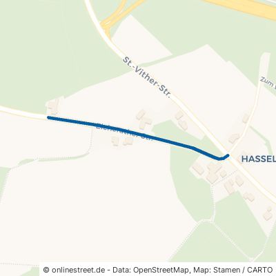 Elcherather Straße Winterspelt Hasselbach 
