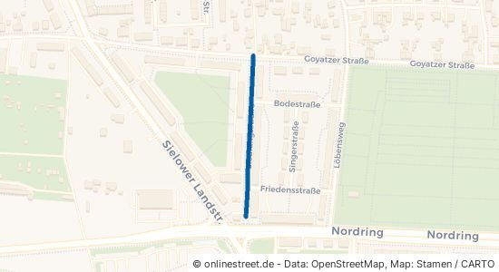 Siedlungsstraße Cottbus Schmellwitz 