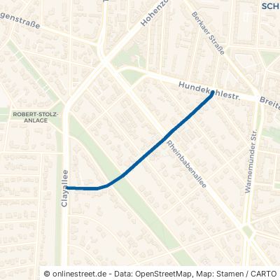 Heydenstraße 14199 Berlin Schmargendorf Bezirk Charlottenburg-Wilmersdorf