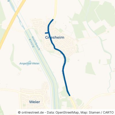 Griesheimer Straße Offenburg Griesheim 
