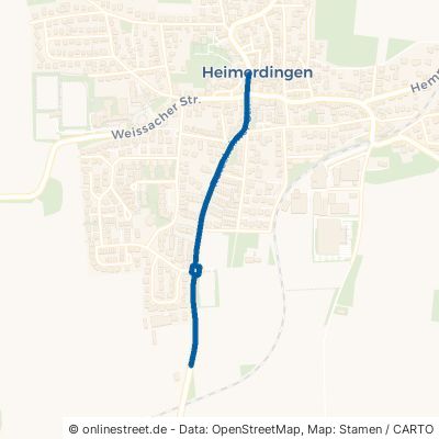 Rutesheimer Straße Ditzingen Heimerdingen 