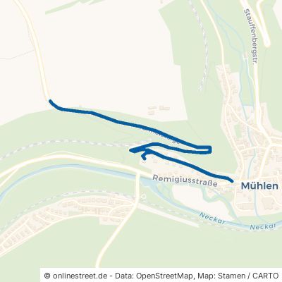 Tunnelsteige Horb am Neckar Mühlen 