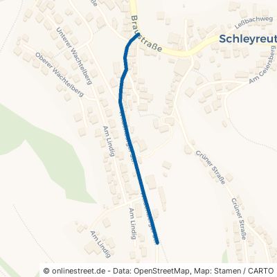 Wildenberger Straße Weißenbrunn Schleyreuth 