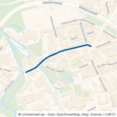 Mühlenstraße Paderborn Kernstadt 