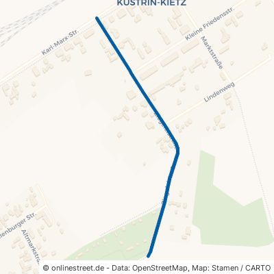 Ziegeleistraße Küstriner Vorland Küstrin-Kietz 
