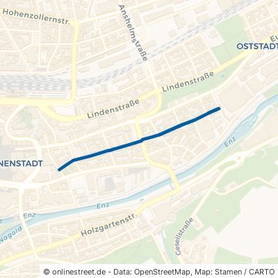 Gymnasiumstraße Pforzheim Oststadt 