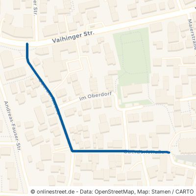 Oberdorfstraße Stuttgart Möhringen 