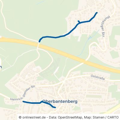 Bergstraße Wiehl Oberbantenberg 