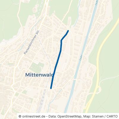 Tiefkarstraße Mittenwald 