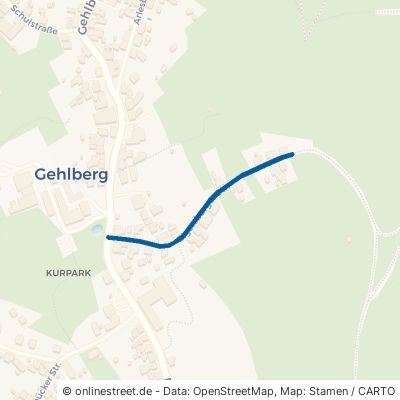 Elgersburger Straße Suhl Gehlberg 