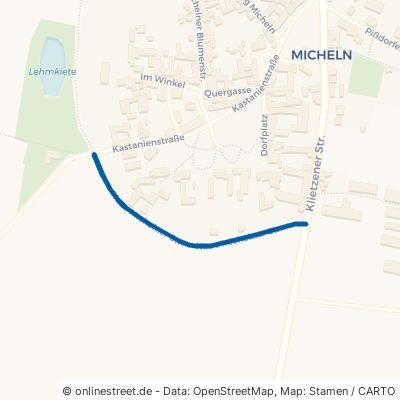 Neue Michelner Straße Osternienburger Land Micheln 