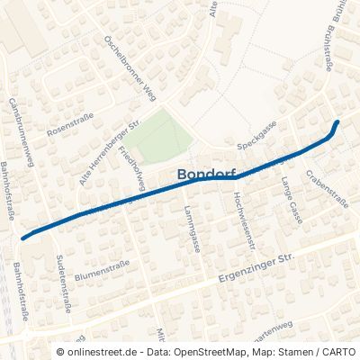 Hindenburgstraße Bondorf 