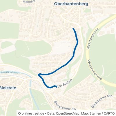 Weierhofweg Wiehl Oberbantenberg 