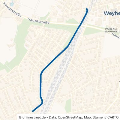 Siedlungsweg Weyhe Lahausen 