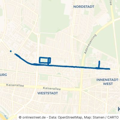 Moltkestraße 76133 Karlsruhe Nordstadt Innenstadt-West