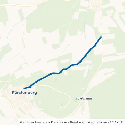 Neudinger Straße Hüfingen Fürstenberg 