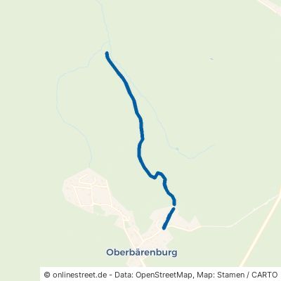 Vorderbärenburger Weg Altenberg Oberbärenburg 