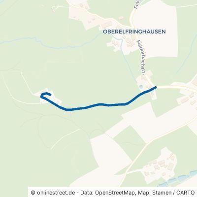 Marker Weg Hattingen Oberelfringhausen 