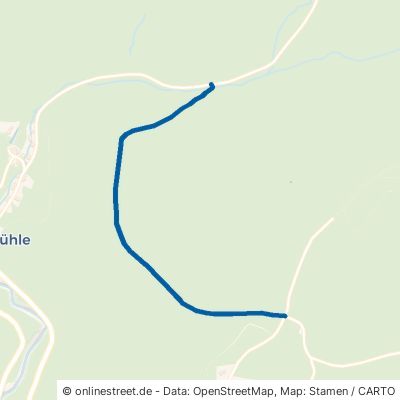 Rasenweg Olbernhau Oberlochmühle 