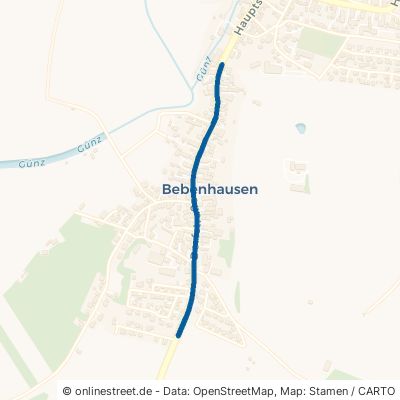 Dorfstraße Kettershausen Bebenhausen 