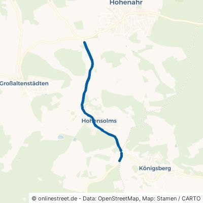 Wetzlarer Straße Hohenahr Hohensolms 
