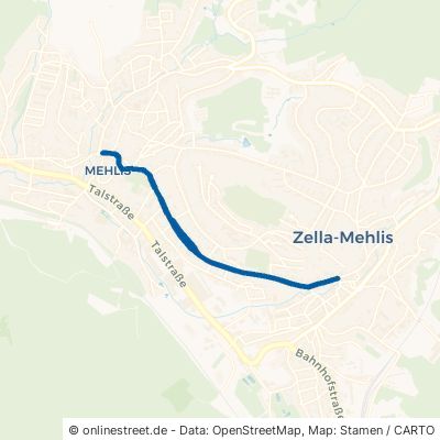 Hauptstraße Zella-Mehlis Mehlis 